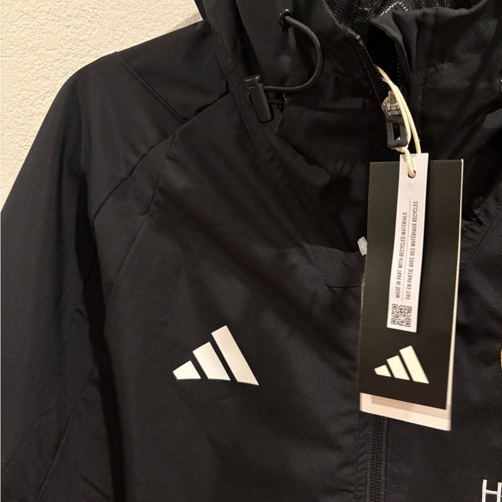 Adidas LA Galaxy Men's Tiro 23 All Weather Black Jacket Size M NWT HK7656 $110 - Picture 5 of 12